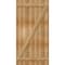 Ekena Millwork Joined Board-n-Batten Shutters w/Z-Bar, Rough Sawn Western Red Cedar, 32 1/4W x 64H, PR RBJ06Z32X064RWR - alternate 3